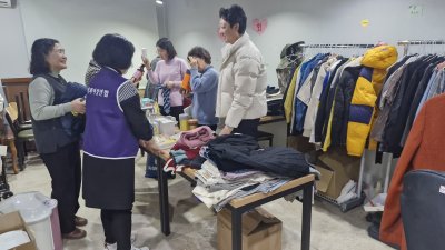 광명지부 "지구가족사랑1%운동 바자회"