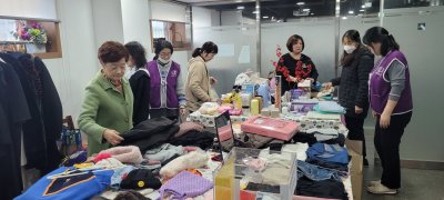 용인지부 "지구가족사랑 1%운동 바자회"