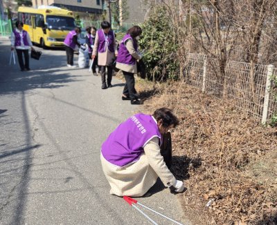 구리지부 "환경봉사 줍깅"