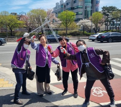 환경봉사"줍깅"