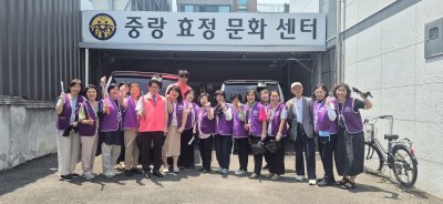 면목동 동원시장 주변 환경 정화 활동 (줍킹)