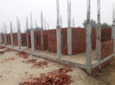 네팔희망학교짓기 3호 공사 현장