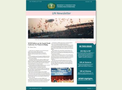 UN | 2020년 WFWP 유엔 뉴스레터 #40