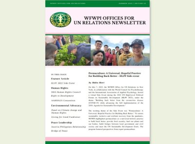 UN | 2022년 WFWP 유엔 뉴스레터 #45